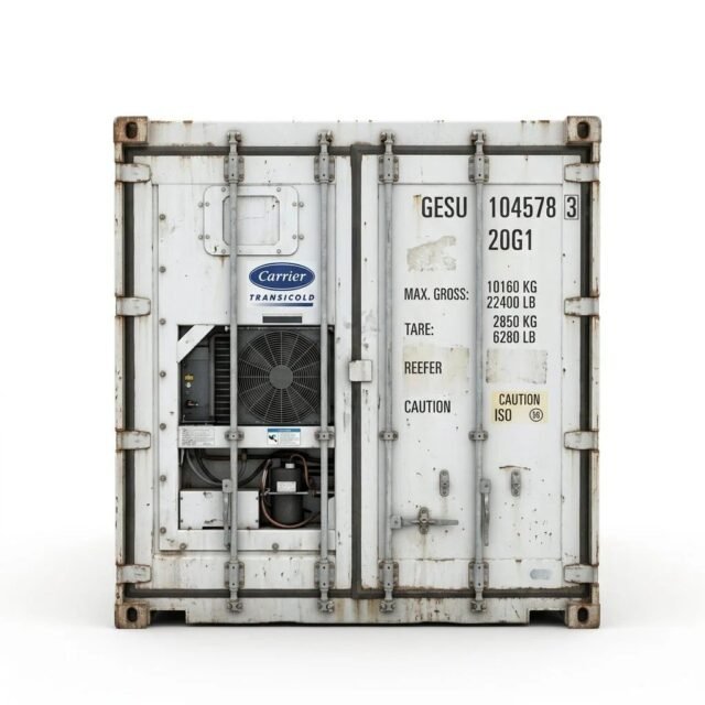 10ft Reefer Container – Used – White