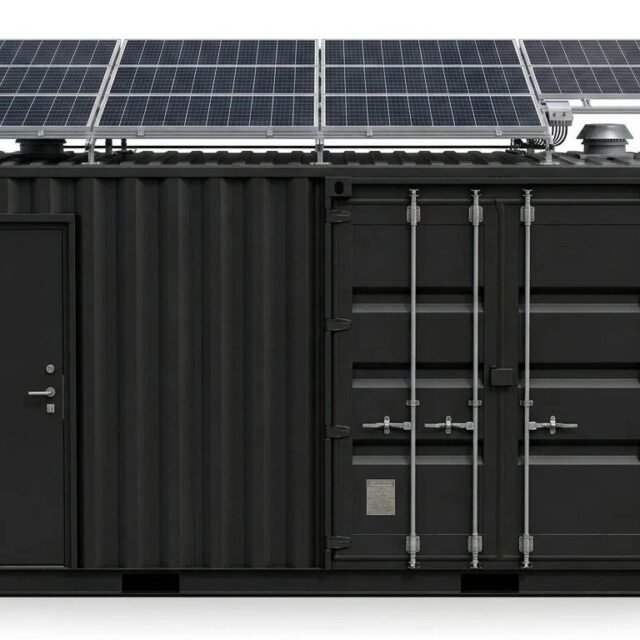 Solar Off-Grid Container – Modified – Black