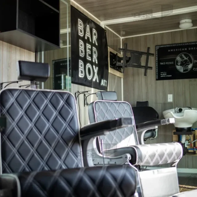Shipping Container Barbershop