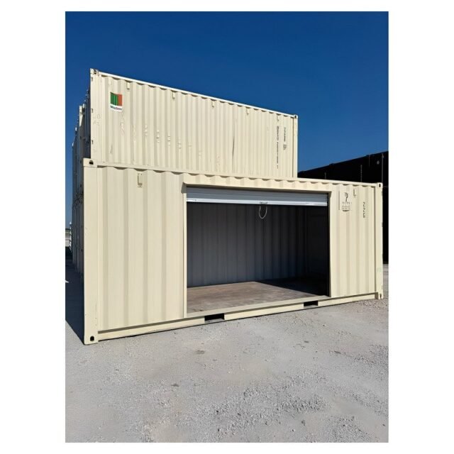 20ft Shipping Container with 10ft Roll-Up Door